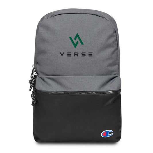 Verse Embroidered Champion Backpack
